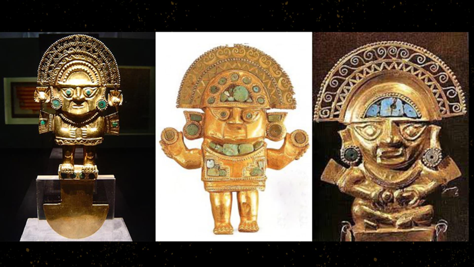 Pachacútec - Golden representation of Inti, the revered Sun God of the Inca civilization.