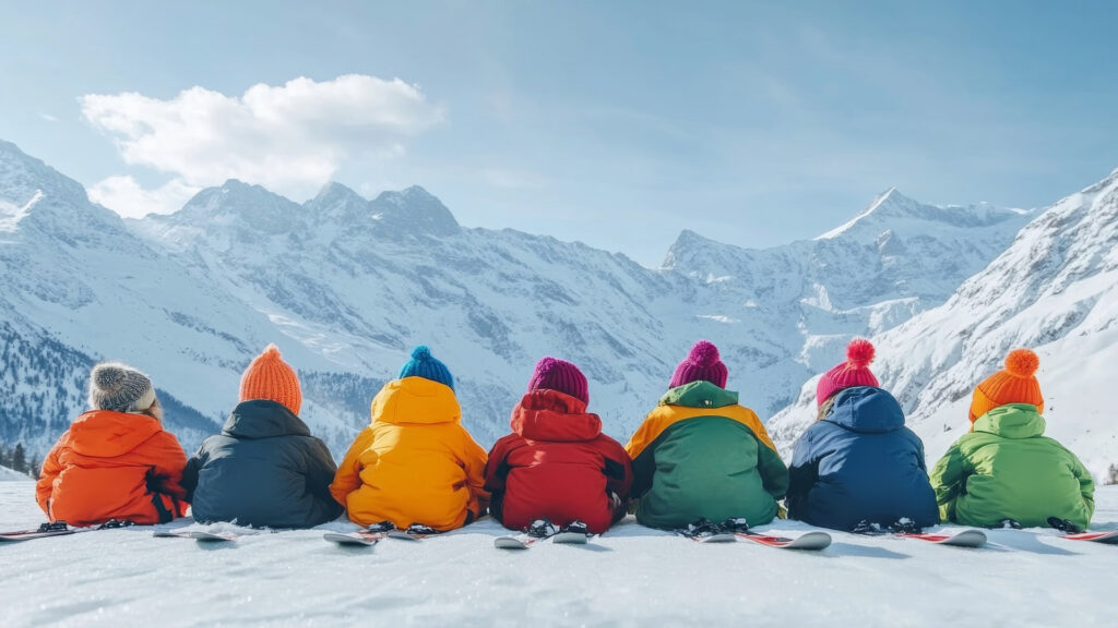 A family, including a child, smiling and enjoying a mountain view, highlighting tips to prevent altitude sickness for all ages on Peru treks - Authentic Incan Adventures